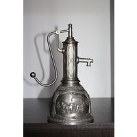 Оловянный кувшин/насос для шнапса, Германия, клеймо, ZINN.