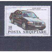 [39] Албания 1994. Автомобиль. Гашеная марка.