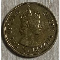 Монета Гонконг 10 центов 1951 год