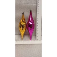 Ёлочные игрушки. Большие "сосульки". 22-24