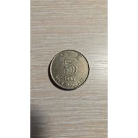 5 долларов Гонконг 1993