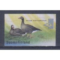 [1939] Финляндия 1999. Фауна.Птицы.Серый гусь. Гашеная марка для автоматов. Кат.гаш.2 е.