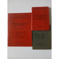 Партийный билет и учетная карточка члена КПСС(1973г.)