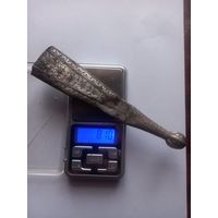 Бутероль от кавказского кинжала кама (?) , серебро