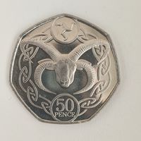 Остров Мэн 50 пенс 2020