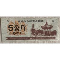 Талоны на городские продукты питания города Чаоху 1988 год. С рубля без МЦ.