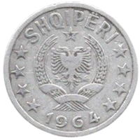 Народная Республика Албания. 10 киндарок (гиндарок) 1964.