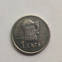 Латвия 1 лат 2011 г. Пивная кружка
