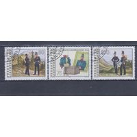 [1741] Лихтенштейн 1991. Армия.Униформа. Гашеная серия.