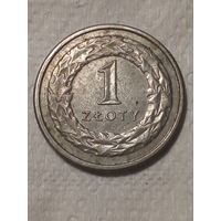 1 злотый Польша 2008 год