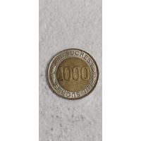 Эквадор 1000 Сукре 1997