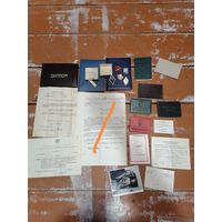 Знак "Почетному железнодорожнику" СССР и все, что на фото.