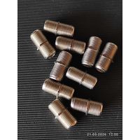 Переходник гнездо F - гнездо F, лот 10 штук