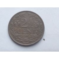 Кюрасао 2 1/2 цента 1948 года.