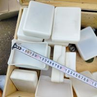 Коробки из фторопласта пластиковые очень прочные 14х10х4,5 клеймо 2м 90