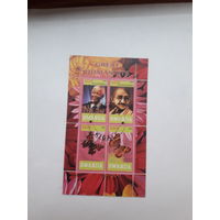 Марки  Руанда Лауреат Нобелевской премии Мира 1993 Н Мандела