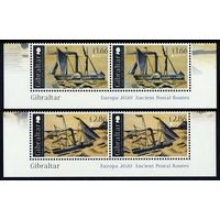 2020 Гибралтар 1963-1964x2+Tab Европа Септ / Корабли с парусами 24,00 евро