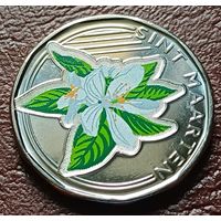 Синт-Мартен 50 центов, 2025 Принятие карибского гульдена    ( 2-3-1 )