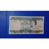 Соломоновы острова 2 доллара 1977