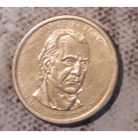 1 доллар 2009 США  11й президент Джеймс К. Полк