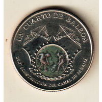 Панама 1/4 бальбоа 2016 100 лет строительству Панамского канала - рабочие