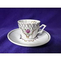 Кофейная пара Добруш Костяной фарфор