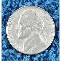 5 центов 1952 США МД Филадельфия