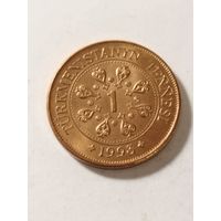 Туркменистан 1 тенге 1993