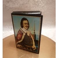 Шкатулка,, ПЁТР ПЕРВЫЙ'' карабельное дерево