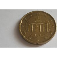 Германия 2002J 20 евроцентов