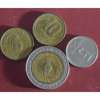 Аргентина 4 монеты