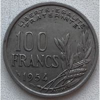 Франция 100 франков 1954 г.