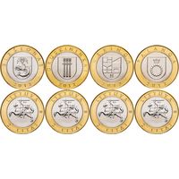 Литва набор 4х2 лита 2012 Курорты Литвы UNC