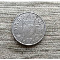 Werty71 Французский Реюньон 50 франков 1962 Корабль