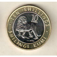 Кения 10 шиллинг 2018