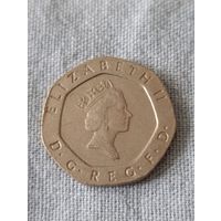 Великобритания. 20 пенсов 1990 года. (4)