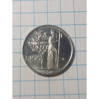 100 лир Италия 1992 год