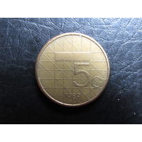 Нидерланды.5 гульденов.1989. С 20 копеек. Распродажа коллекции. Смотрите другие лоты.