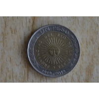 Аргентина 1 песо 2013 (200 лет национальной валюте)