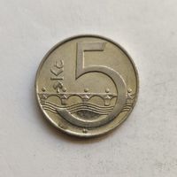Чехия 5 крон  2002 г.