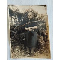 Фотография девушки, 1948 год, Западная Беларусь, Барановичи