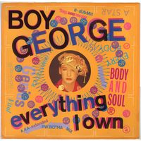 12'' Boy George 'Everything I Own / Use Me'