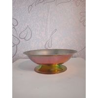 Металлическая вазочка, конфетница, сухарница