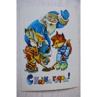 Четвериков В., С Новым годом! 1981, чистая (хоккей).