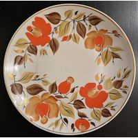 Блюдо.Добруш.Фарфор,живопись.Диаметр 31 см.