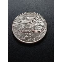 США 25 центов  2023 г. - Эдит Канакаоле - гавайская танцовщица D