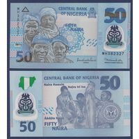 Нигерия, 50 найра 2011 г, P-40c (MH, рыбаки), UNC