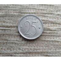Werty71 Бельгия 25 сантимов 1965