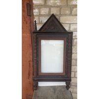 Деревянная рама (клад) для иконы в красный угол, дерево, есть утраты элементов, большая