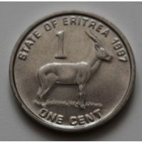 Эритрея, 1 цент, 1997 год, UNC